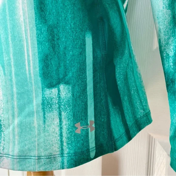 Under Armour Teal and White Long Sleeve Top - Picture 2 of 12